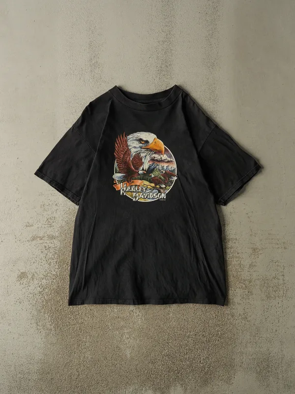 Vintage 99' Black Harley Davidson Yakima WA Tee (L/XL) sold by Rebalance Vintage