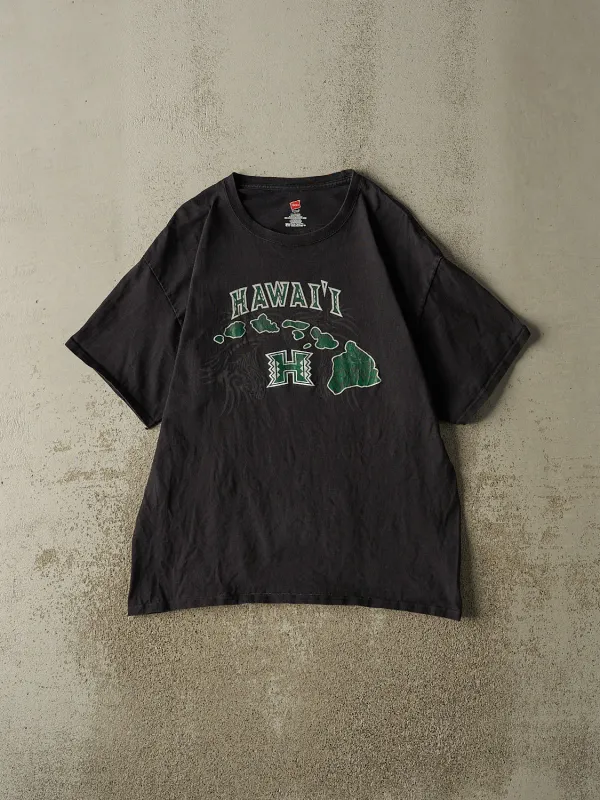 Vintage Y2K Black University of Hawaii Tee (L) made by Rebalance Vintage