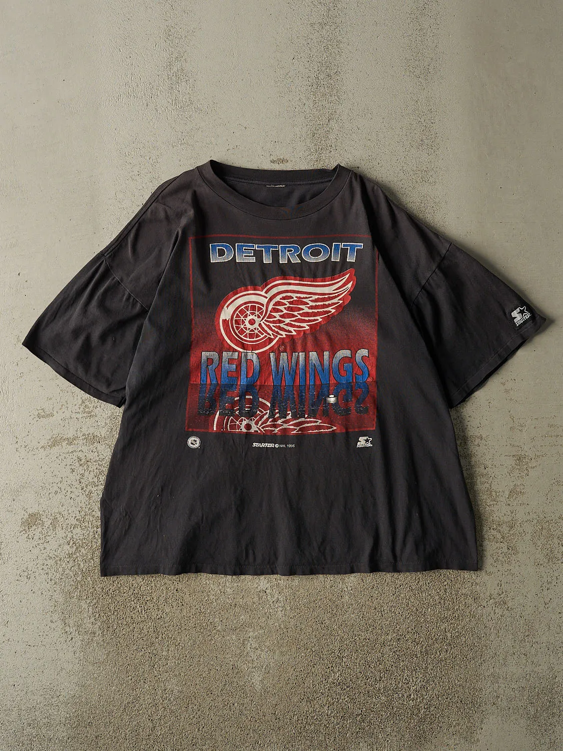 Vintage 93' Black Detroit Red Wings Tee (L/XL) sold by Rebalance Vintage