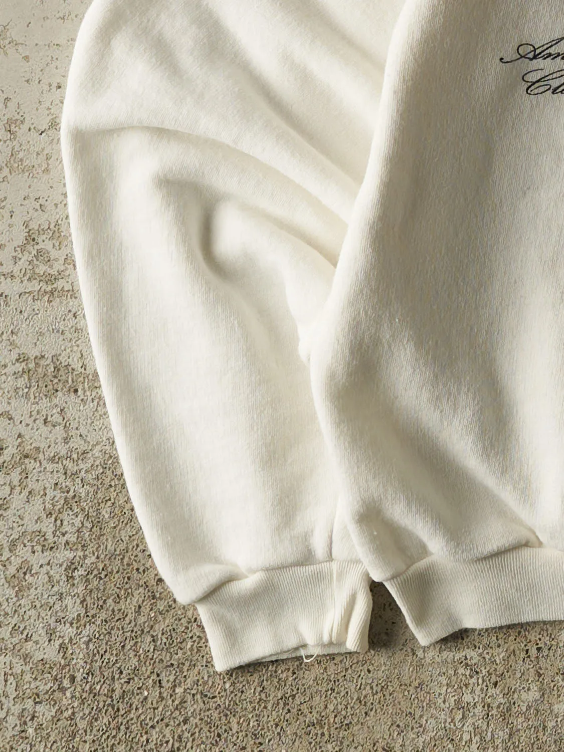 Vintage 80s White Pansies Crewneck (XS/S) sold by Rebalance Vintage product image thumbnail 3