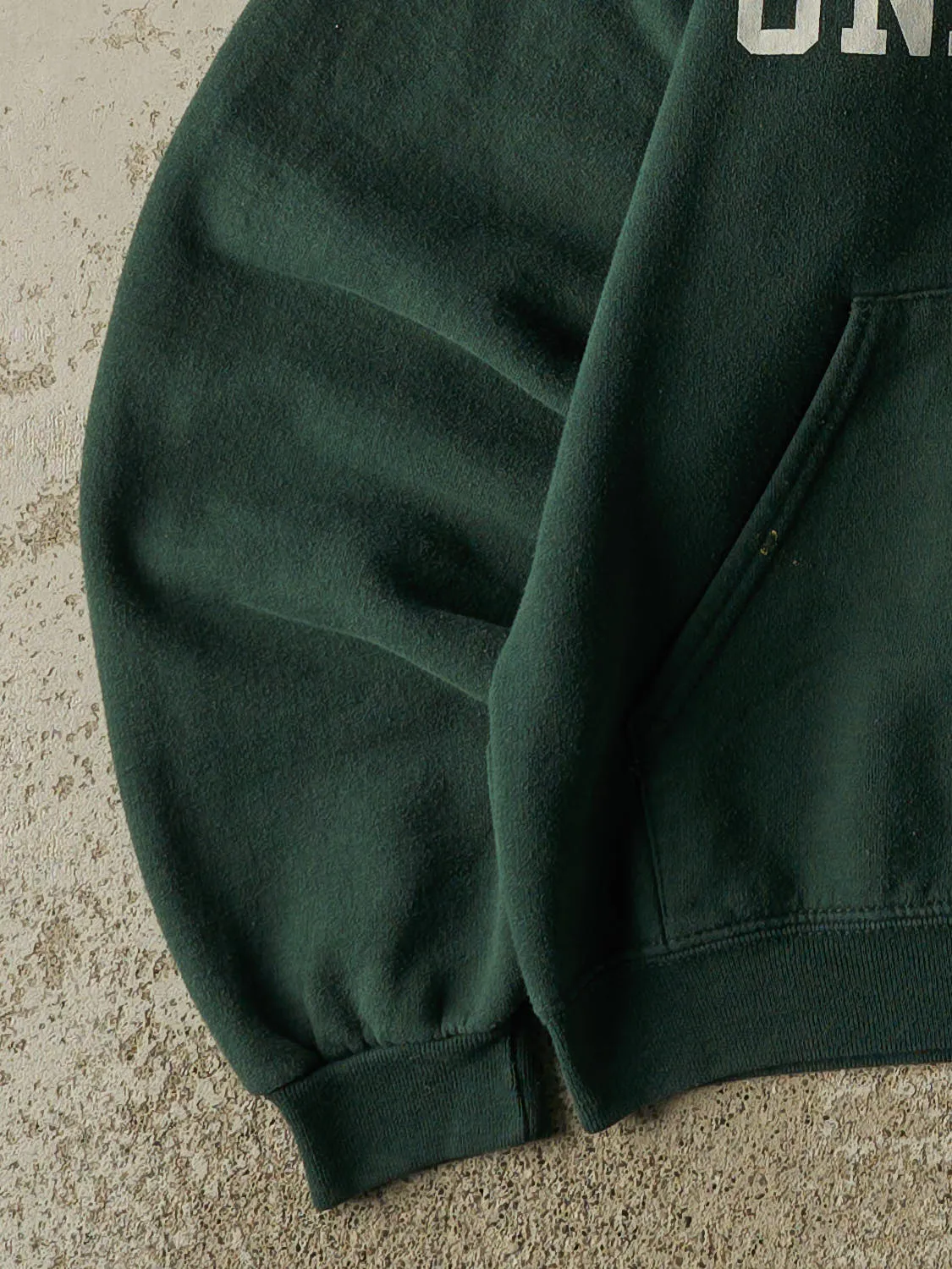 Vintage 90s Green Ohio University Hoodie (XS/S) sold by Rebalance Vintage product image thumbnail 3