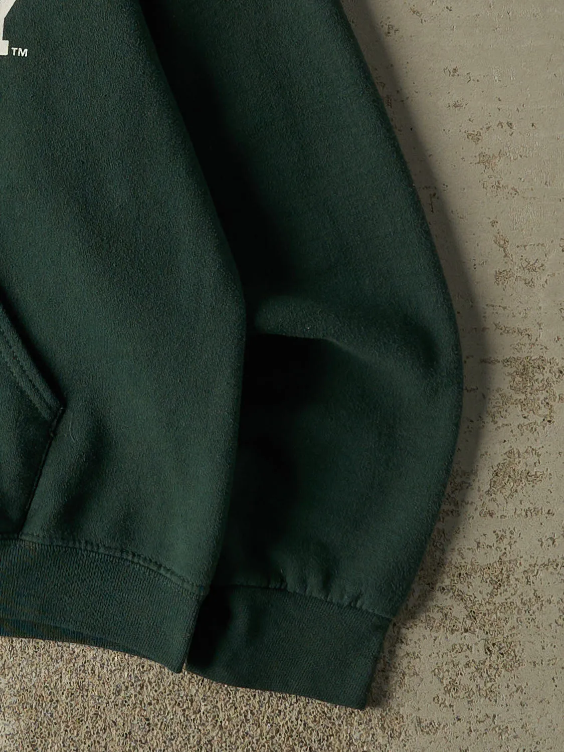 Vintage 90s Green Ohio University Hoodie (XS/S) sold by Rebalance Vintage product image thumbnail 4