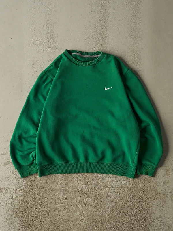Vintage Y2K Green Nike Embroidered Crewneck (S/M) sold by Rebalance Vintage