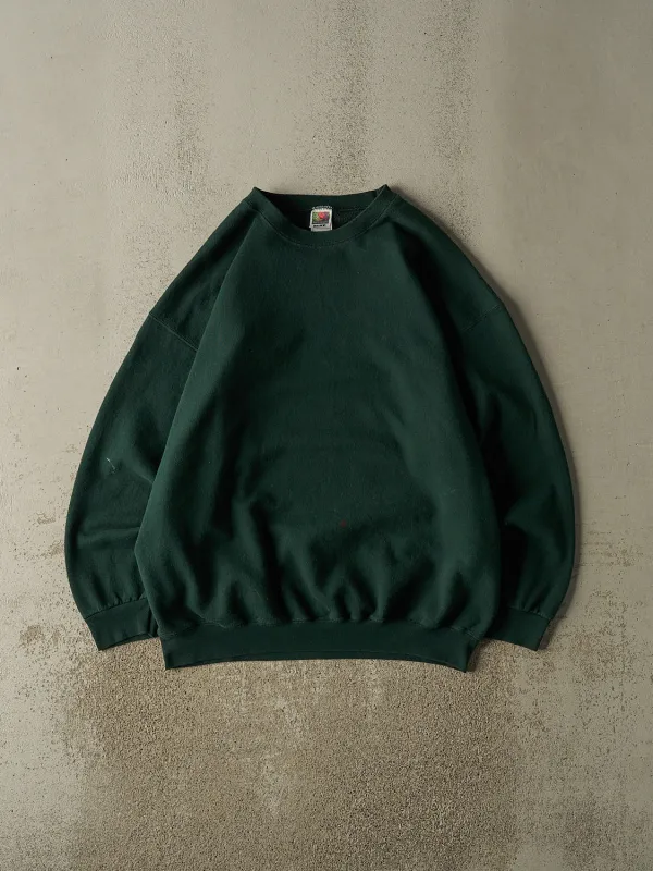 Vintage 90s Green Blank Crewneck (XXL/XXXL) sold by Rebalance Vintage