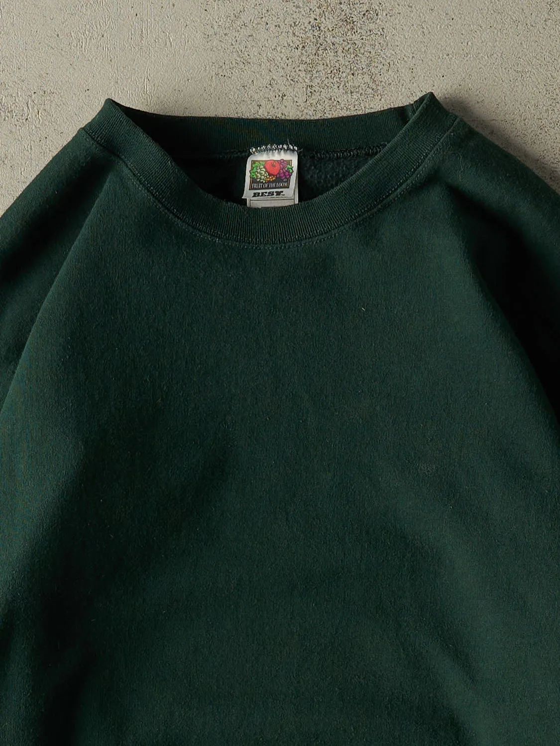 Vintage 90s Green Blank Crewneck (XXL/XXXL) sold by Rebalance Vintage product image thumbnail 2