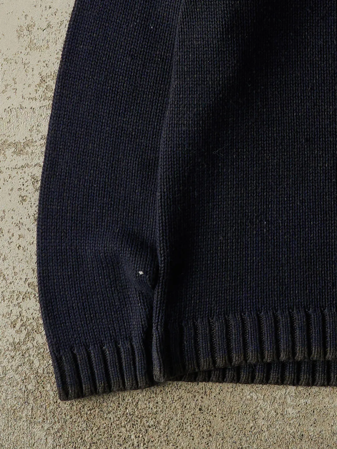 Vintage Y2K Navy Blue Point Zero Knit (S/M) sold by Rebalance Vintage product image thumbnail 3