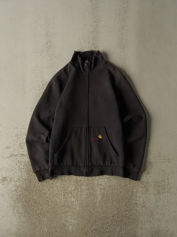 Vintage Y2K Black Carhartt Thermal Lined Zip Up Sweater (S/M) sold by Rebalance Vintage