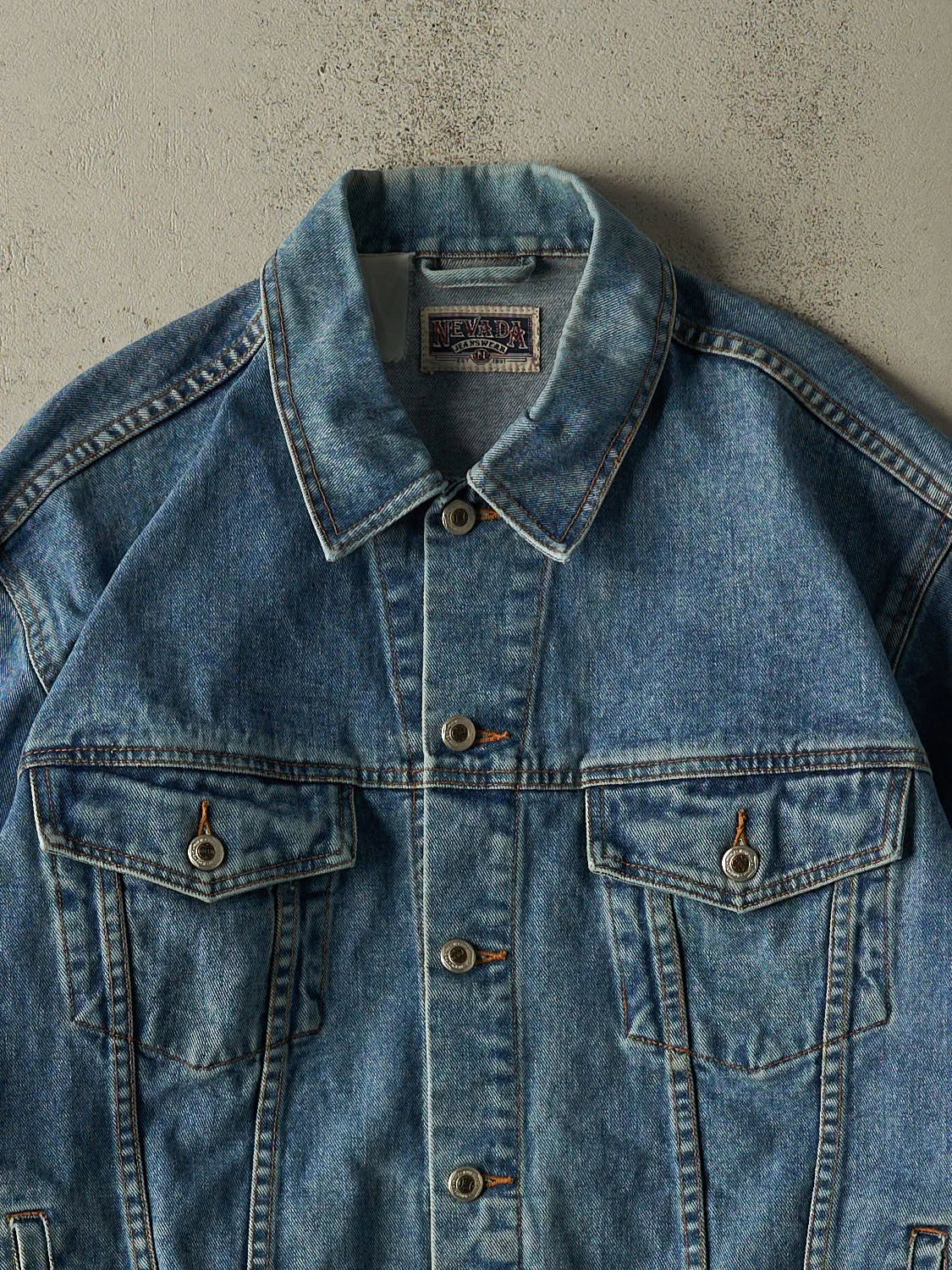 Vintage 90s Mid Wash Nevada Denim Jacket (M/L) sold by Rebalance Vintage product image thumbnail 2