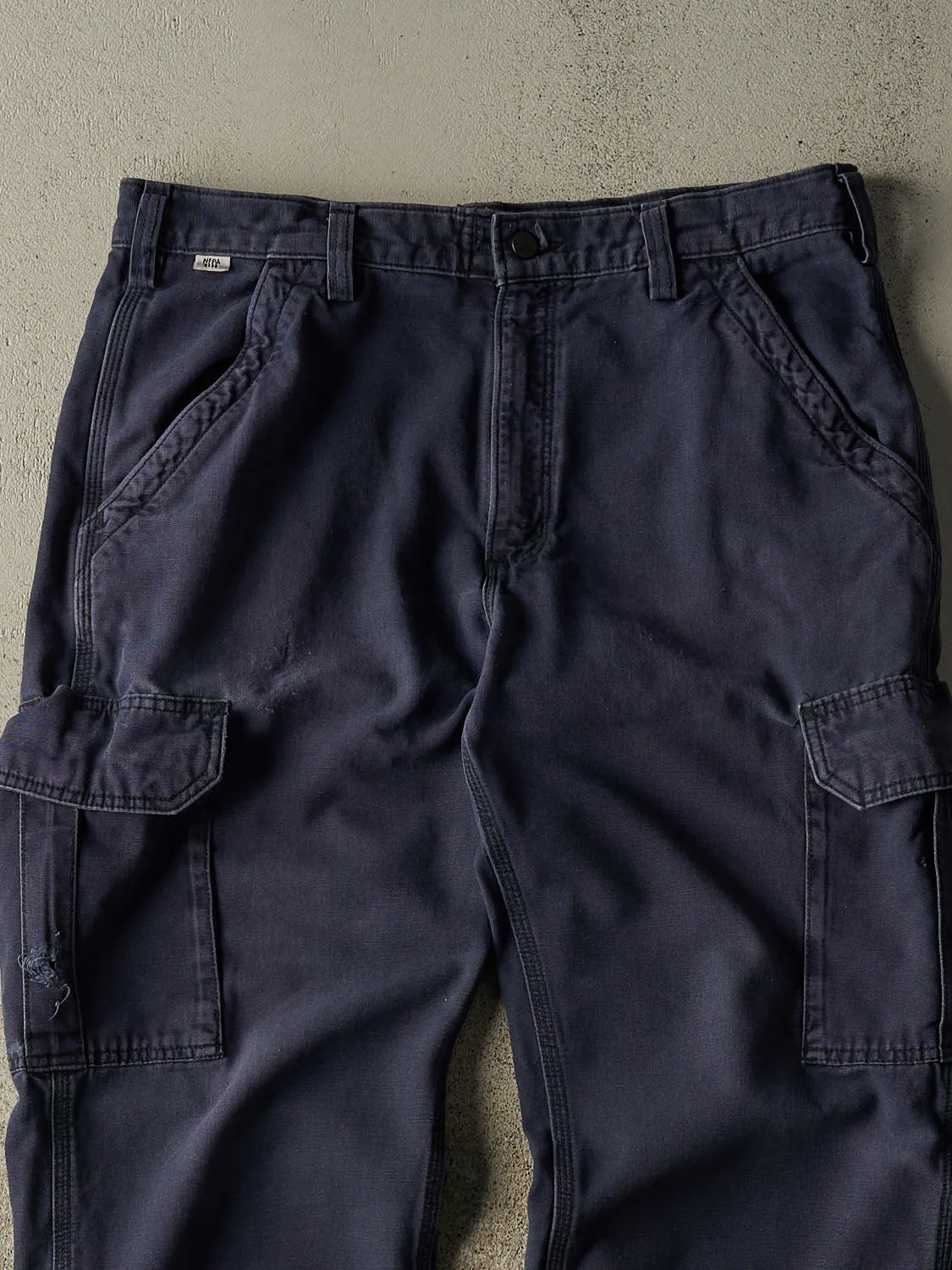 Vintage Y2K Navy Blue Carhartt Cargo Pants (35x30) sold by Rebalance Vintage product image thumbnail 3