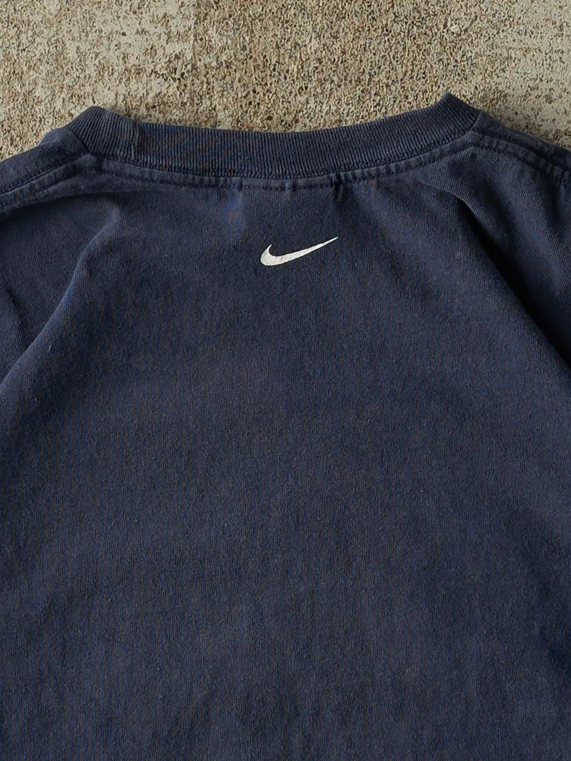 Vintage Y2K Navy Blue Nike Clarion Eagles Tee (L) sold by Rebalance Vintage product image thumbnail 4