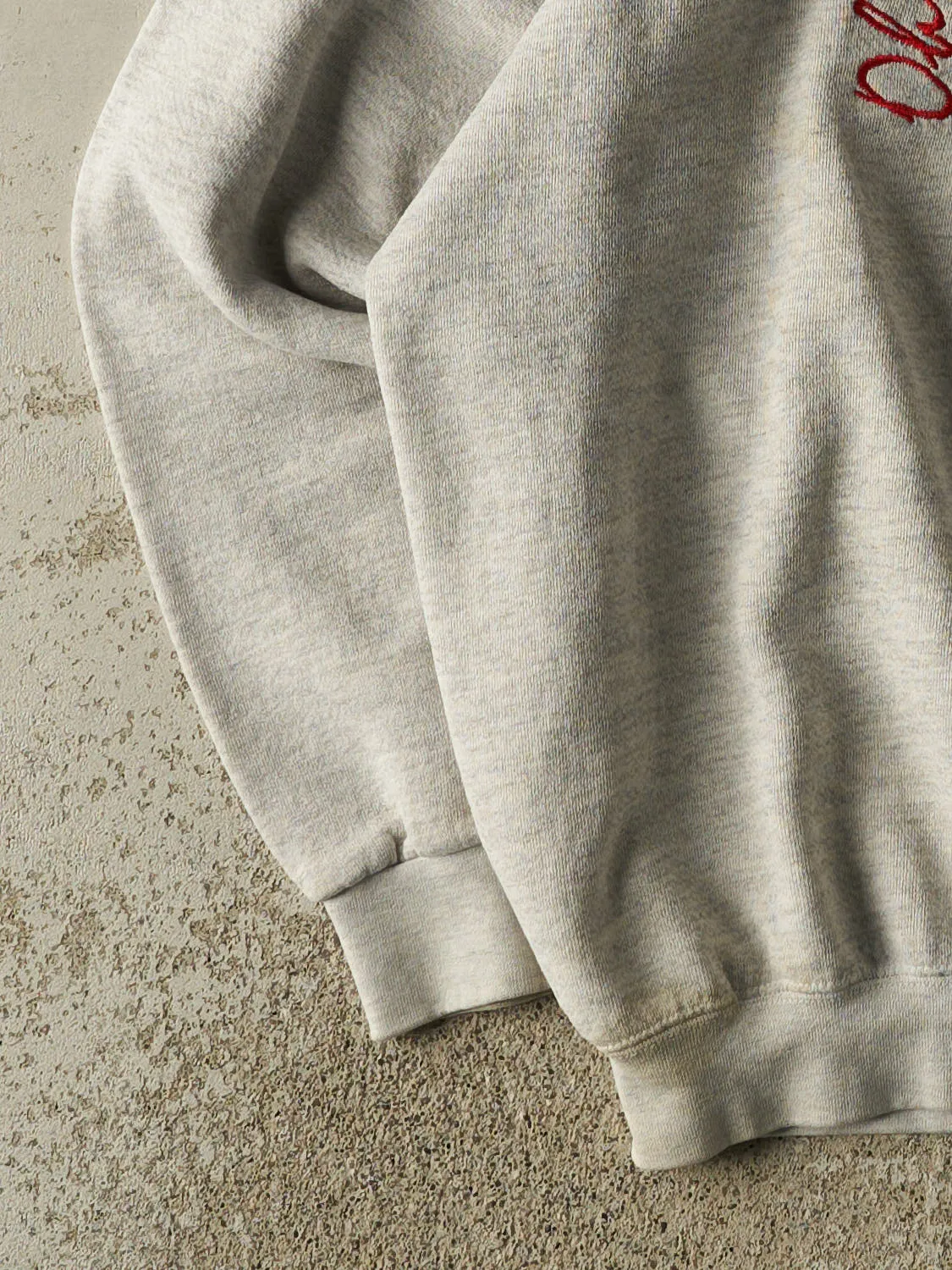 Vintage 90s Heather Grey Ohio State Buckeyes Crewneck (L/XL) sold by Rebalance Vintage product image thumbnail 3