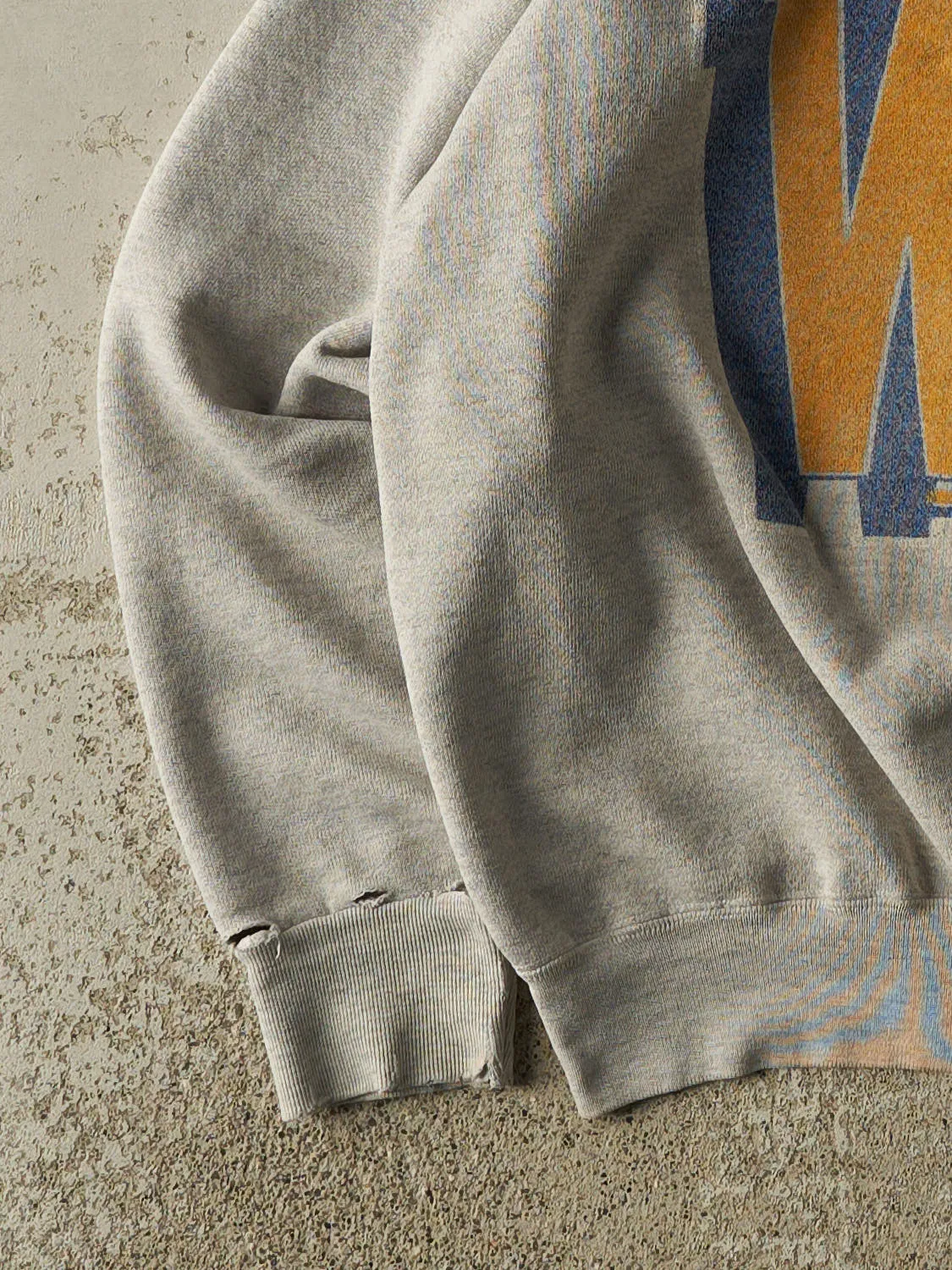 Vintage 80s Grey West Virginia University Mountaineers Boxy Crewneck (S/M) sold by Rebalance Vintage product image thumbnail 3