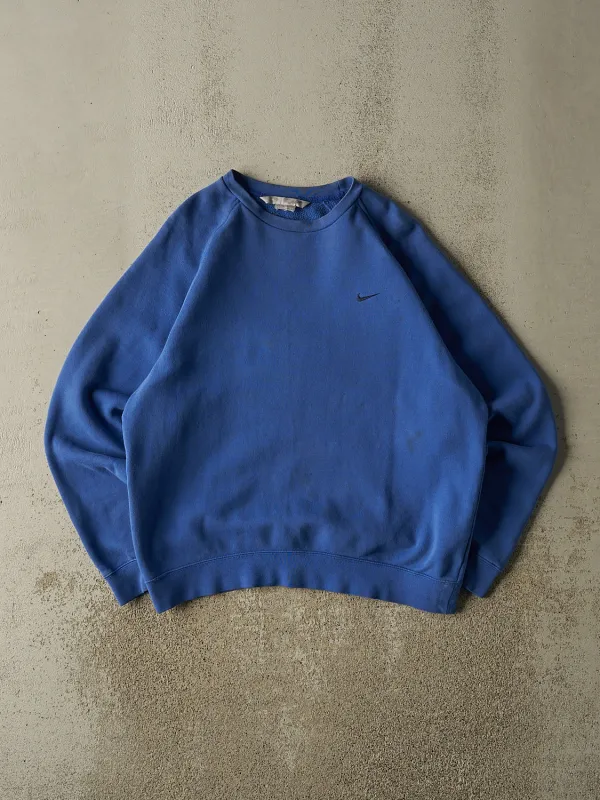 Vintage Y2K Blue Nike Embroidered Crewneck (M) made by Rebalance Vintage