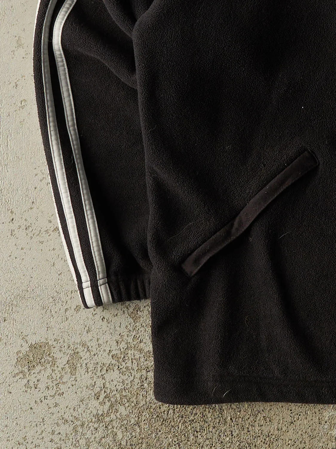Vintage Y2K Black Adidas Embroidered Zip Up Fleece (XXL/XXXL) sold by Rebalance Vintage product image thumbnail 3