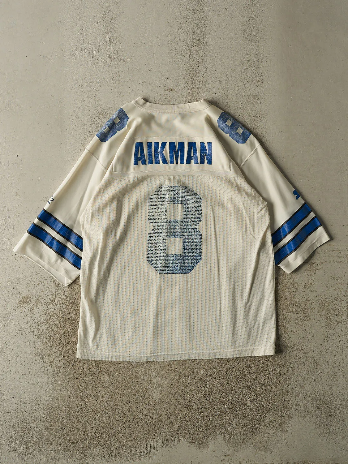 Vintage 90s White Dallas Cowboys #8 Troy Aikman Jersey (XL) sold by Rebalance Vintage product image thumbnail 2