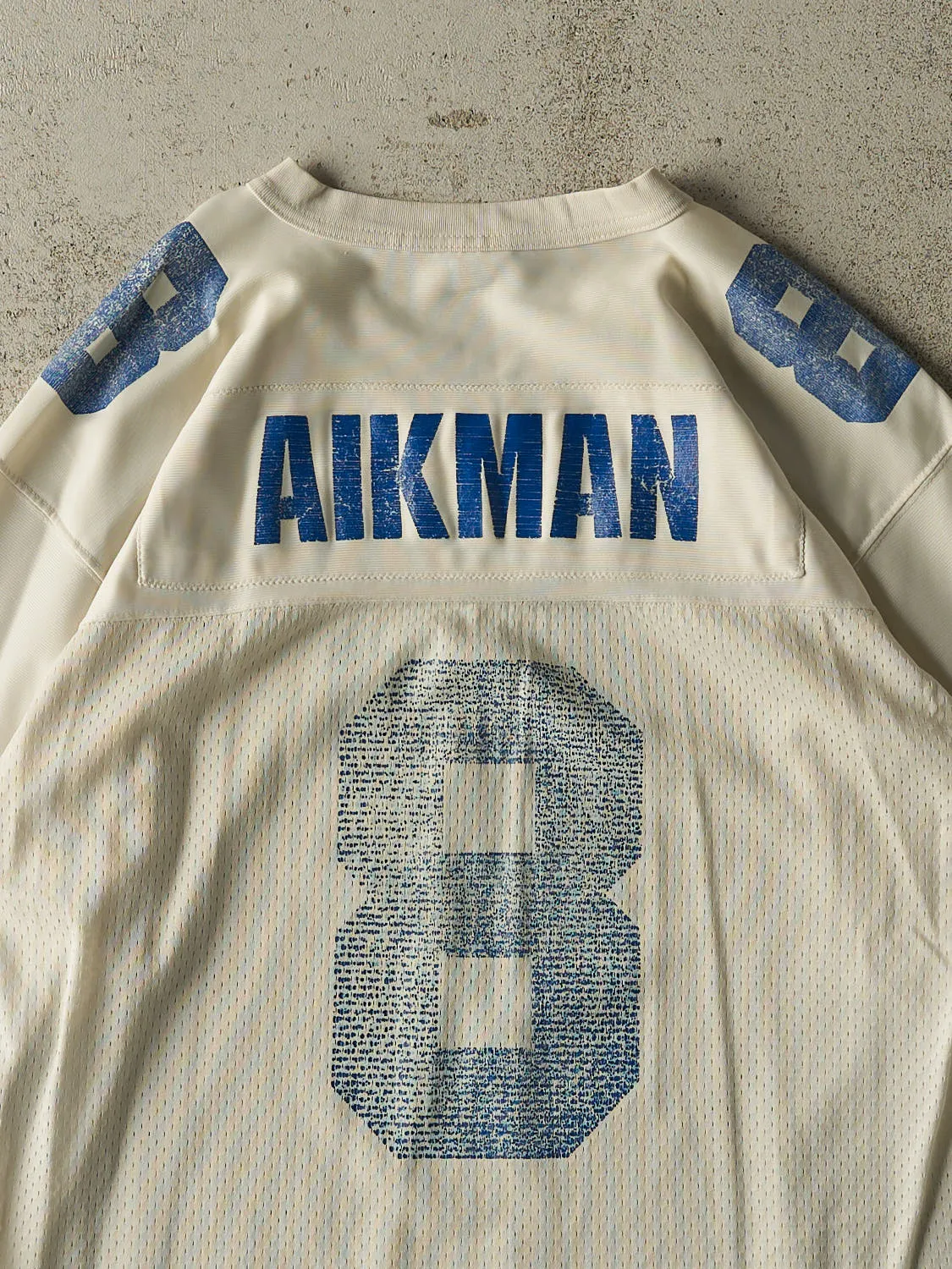 Vintage 90s White Dallas Cowboys #8 Troy Aikman Jersey (XL) sold by Rebalance Vintage product image thumbnail 4