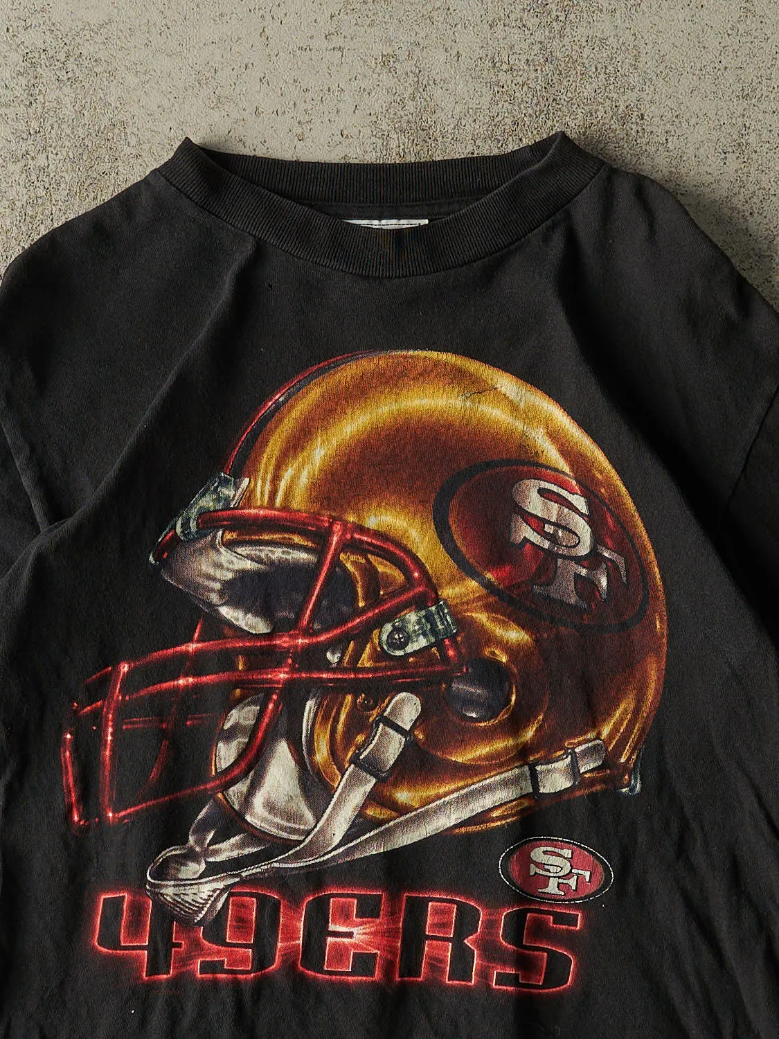 Vintage 90s Black San Francisco 49ers Tee (XS) sold by Rebalance Vintage product image thumbnail 2
