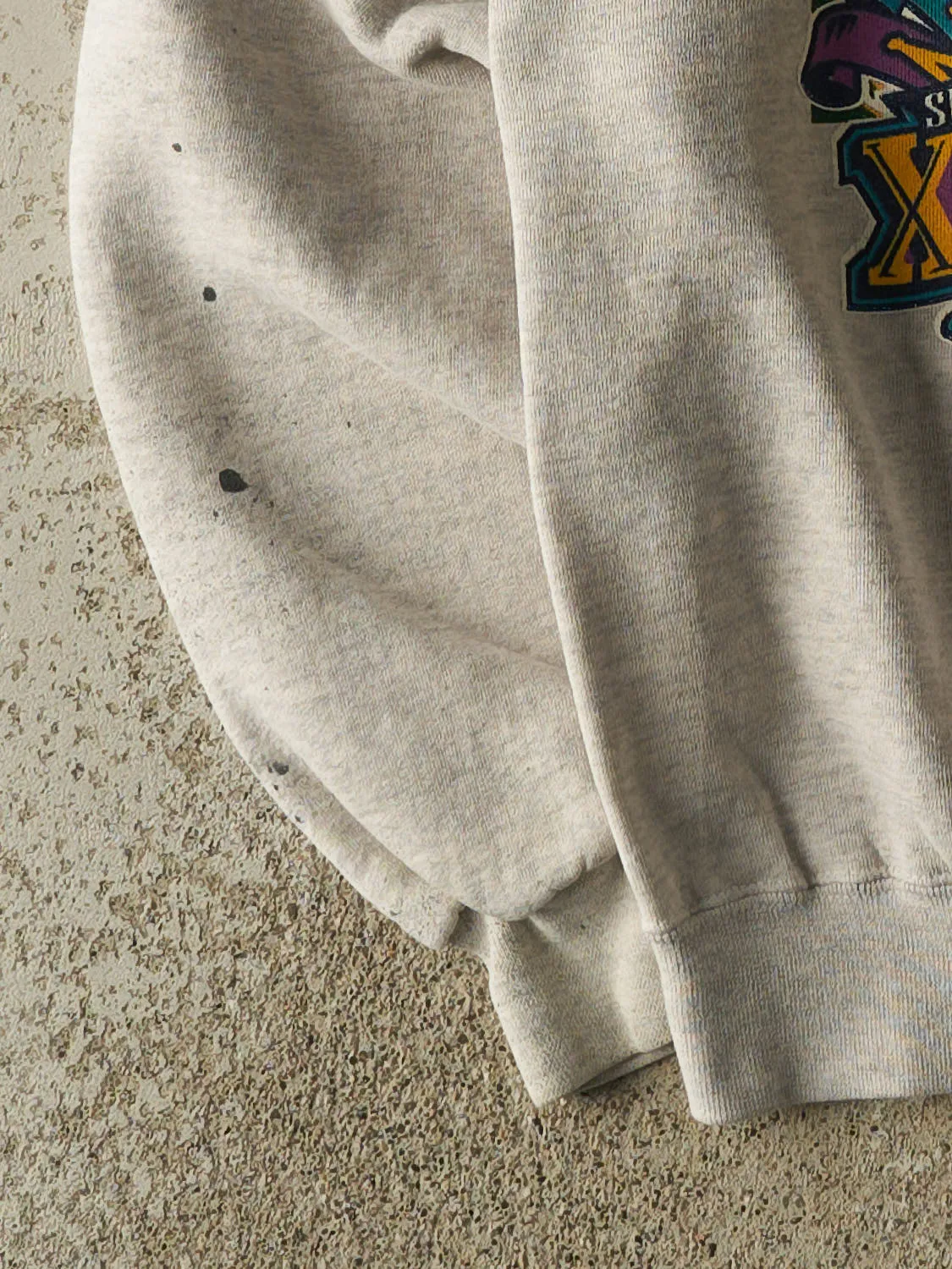 Vintage 96' Heather Grey Green Bay Packers Super Bowl Champions Crewneck (S/M) sold by Rebalance Vintage product image thumbnail 3