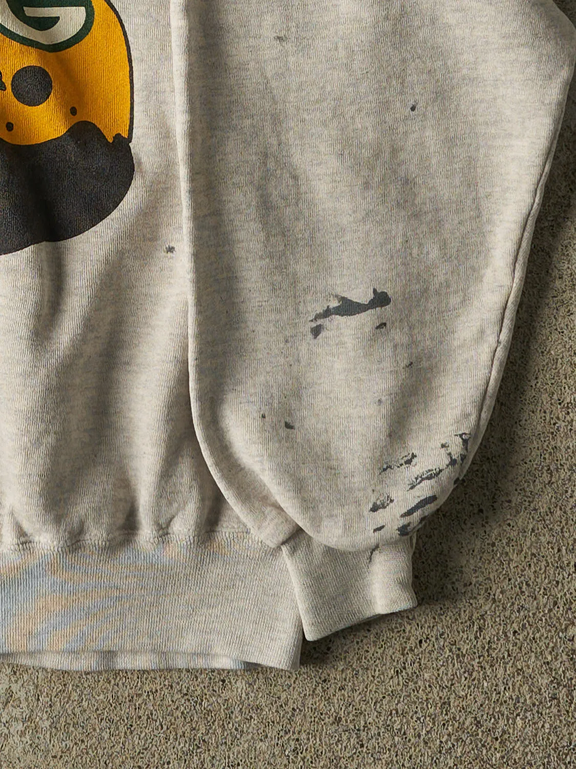 Vintage 96' Heather Grey Green Bay Packers Super Bowl Champions Crewneck (S/M) sold by Rebalance Vintage product image thumbnail 4