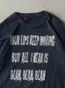 Vintage Y2K Faded Black "Blah, Blah, Blah" Tee (M/L) sold by Rebalance Vintage