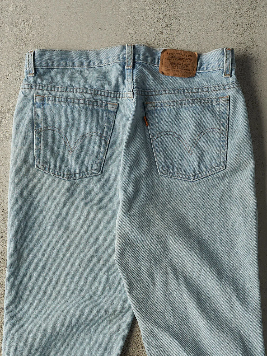 Vintage 80s Light Wash Levi's Orange Tab Jeans (33x30) sold by Rebalance Vintage product image thumbnail 5
