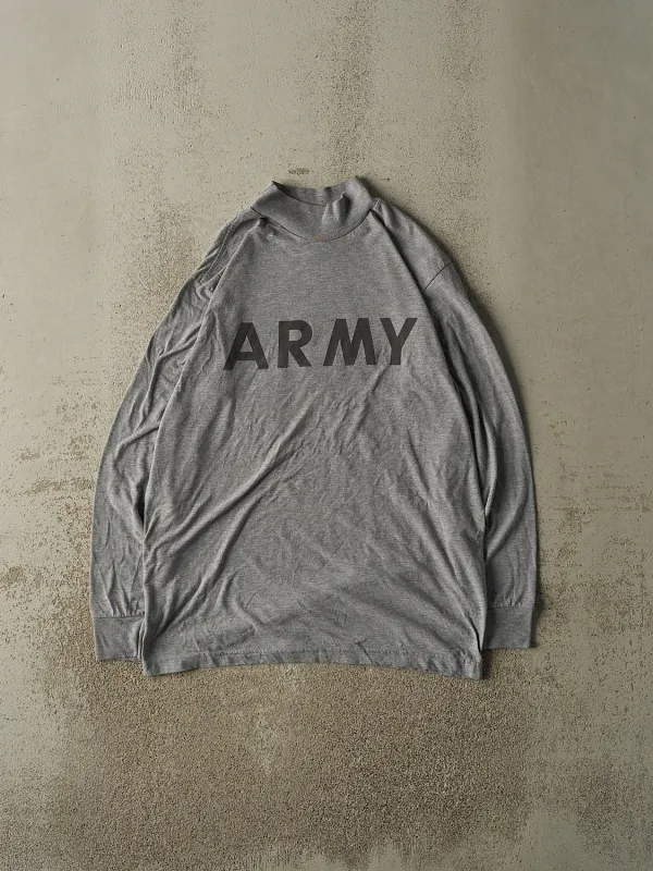 Vintage 90s Grey US Army Long Sleeve (M/L) made by Rebalance Vintage