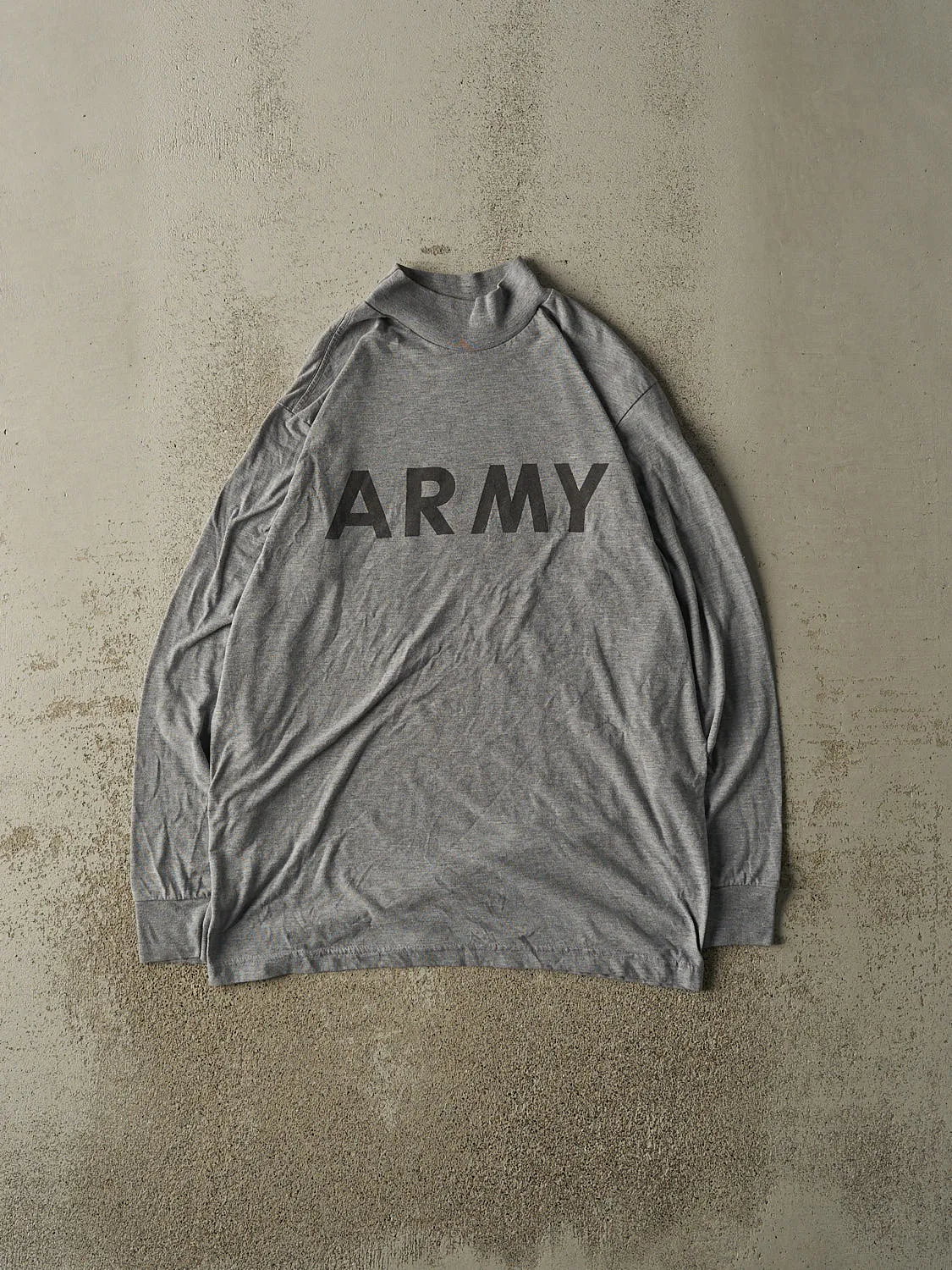 Vintage 90s Grey US Army Long Sleeve (M/L) sold by Rebalance Vintage