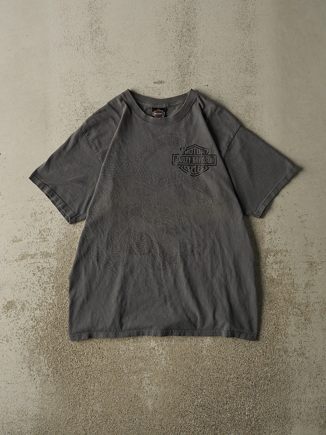 Vintage Y2K Charcoal Grey Harley Davidson Mexico Tee (M/L) sold by Rebalance Vintage