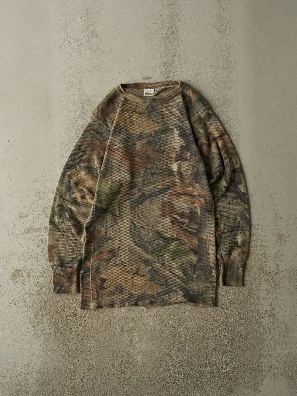Vintage 90s Camo Advantage Thermal Long Sleeve (XS/S) made by Rebalance Vintage