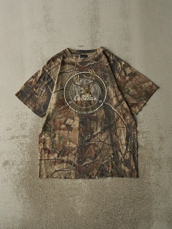 Vintage Y2K Camo Realtree x Cabelas Tee (L) made by Rebalance Vintage