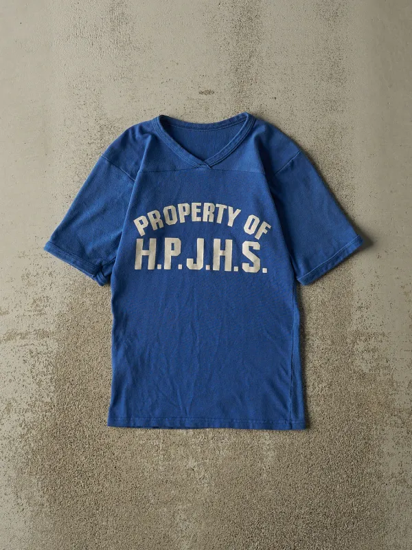 Vintage 70s Blue HPJ High School Tee (XXS) sold by Rebalance Vintage