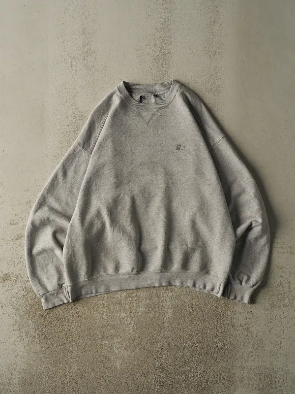 Vintage 90s Grey Starter Embroidered Crewneck (L/XL) sold by Rebalance Vintage