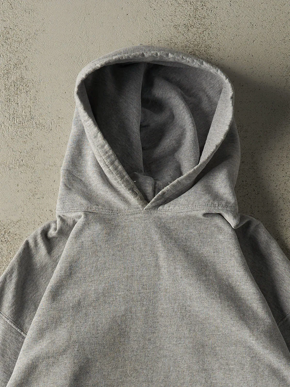 Vintage 90s Grey Blank Hoodie (L/XL) sold by Rebalance Vintage product image thumbnail 2