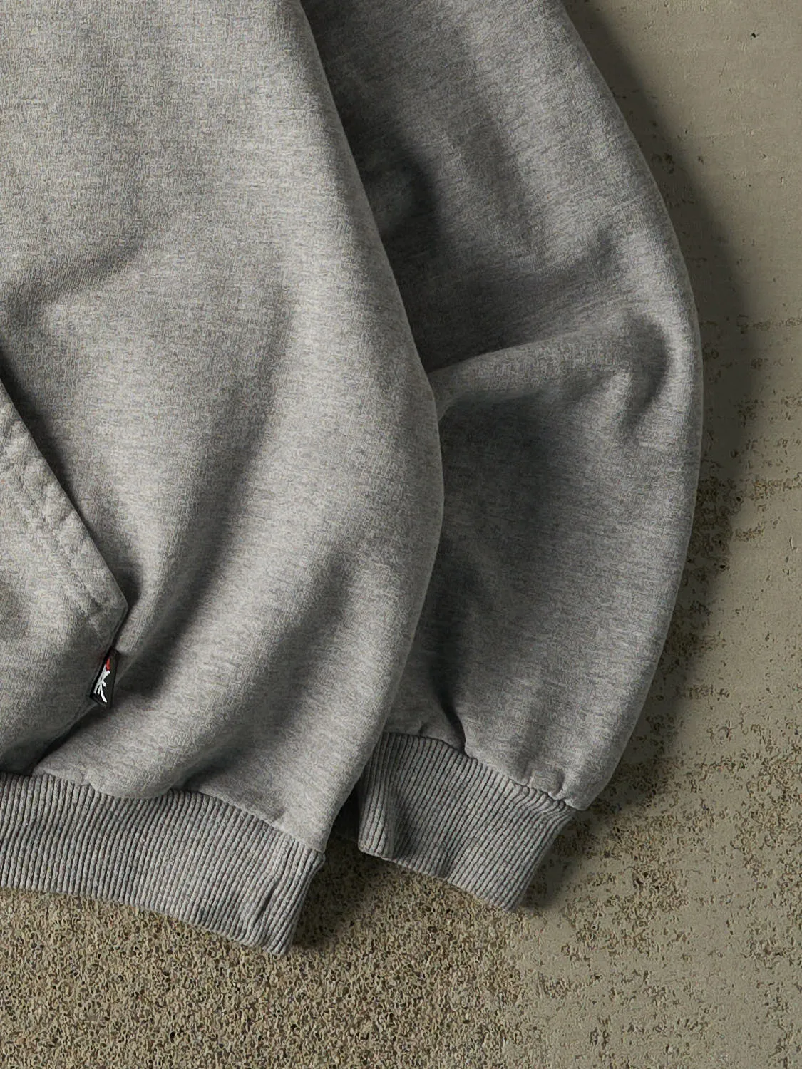 Vintage 90s Grey Blank Hoodie (L/XL) sold by Rebalance Vintage product image thumbnail 4