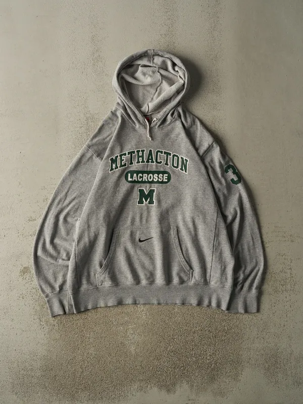 Vintage Y2K Grey Nike Methatcon Lacrosse Hoodie (XL/XXL) sold by Rebalance Vintage