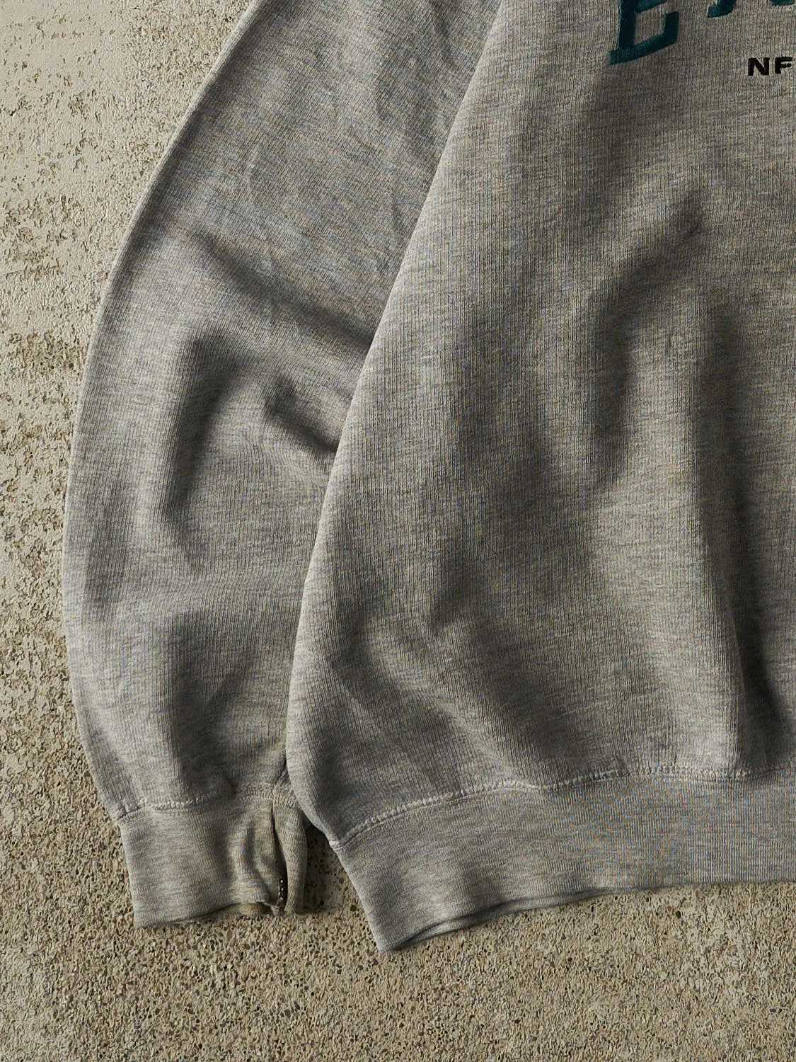 Vintage 90s Grey Philadelphia Eagles Embroidered Crewneck (L/XL) sold by Rebalance Vintage product image thumbnail 3