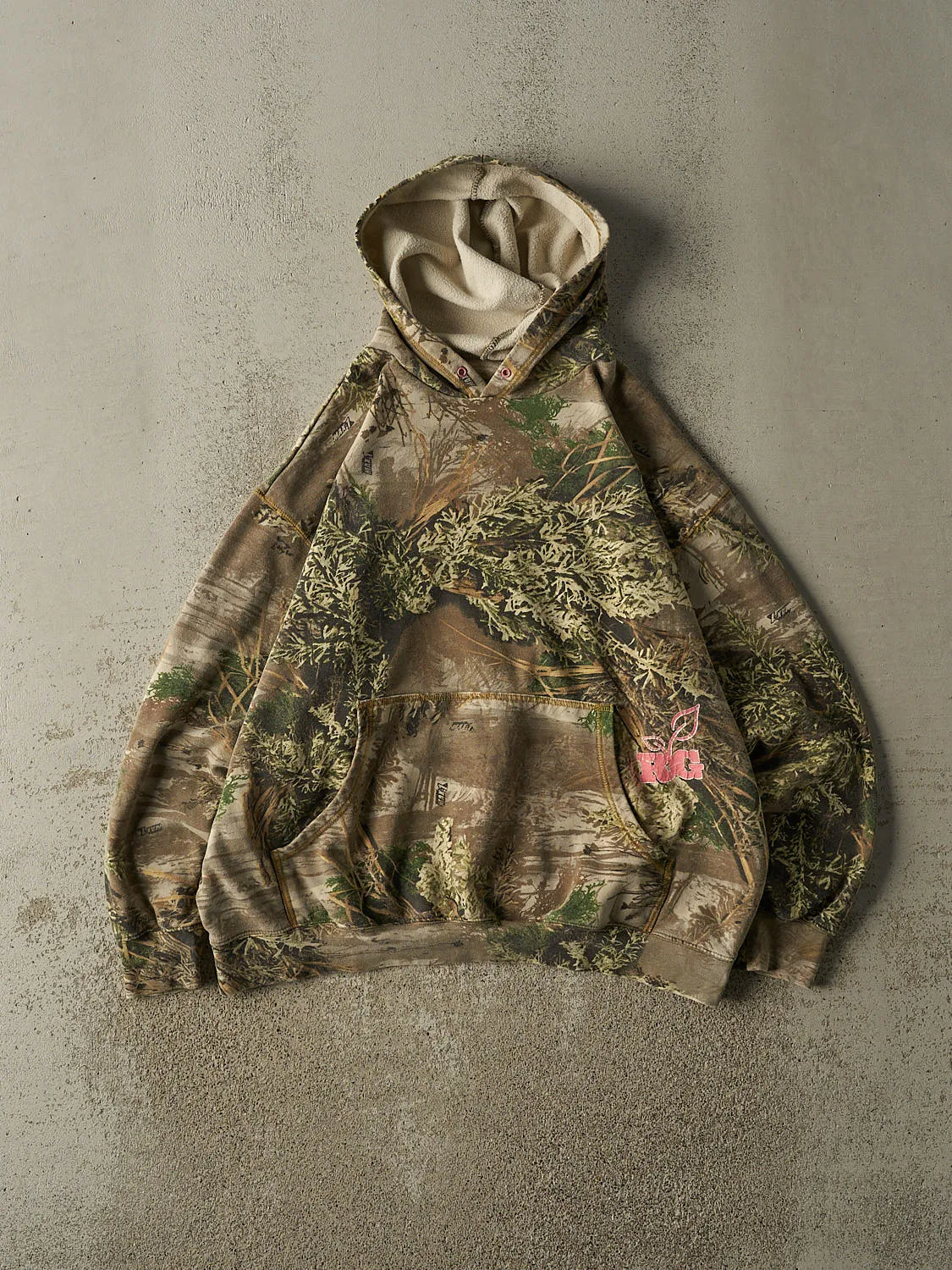 Vintage Y2K Camo Max-1 Hoodie (L/XL) sold by Rebalance Vintage