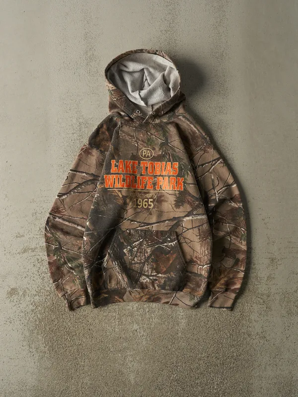 Vintage Y2K Camo Realtree Camo Lake Tobias Hoodie (XS/S) sold by Rebalance Vintage