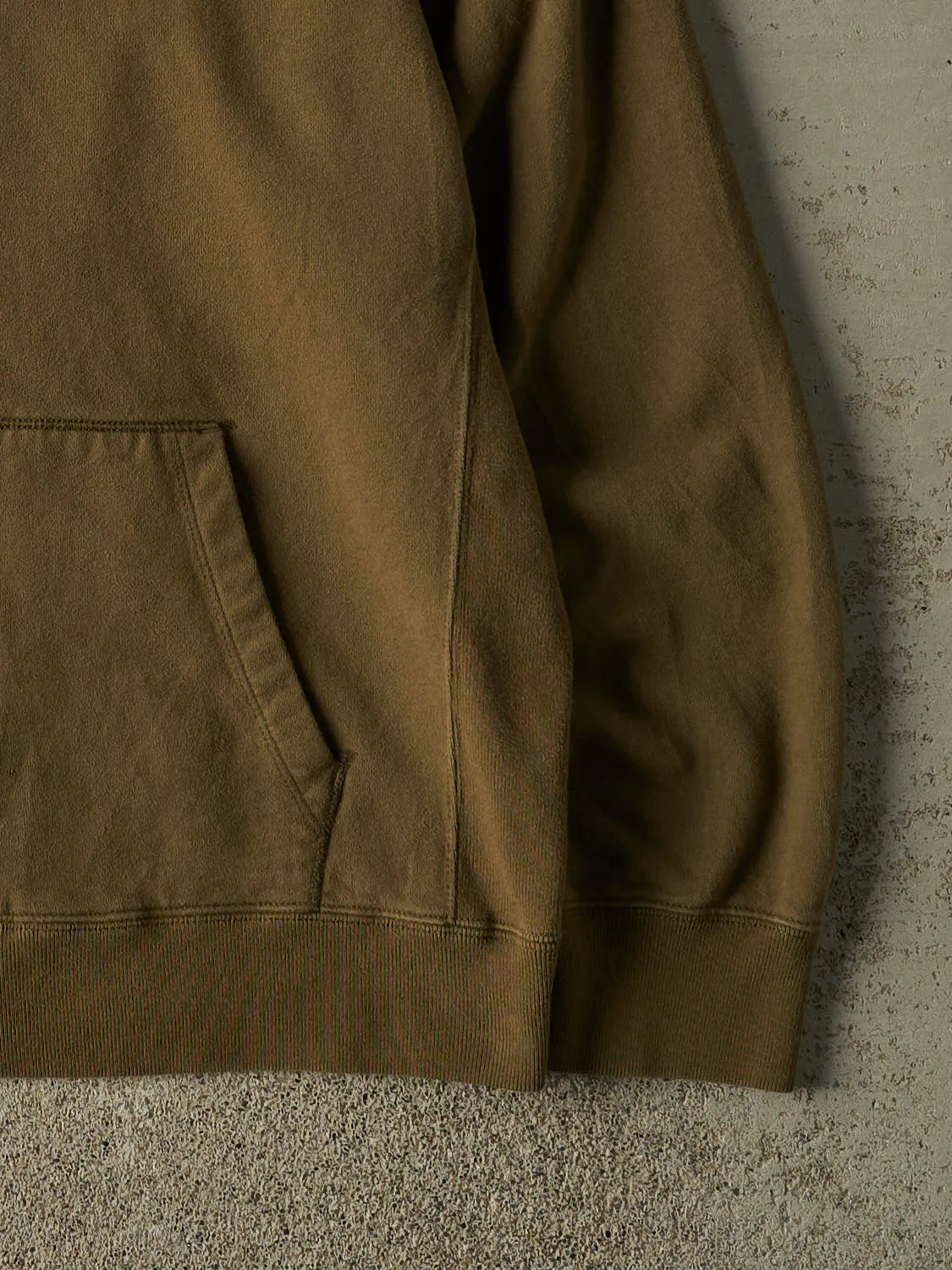 Vintage 90s Green Polo Zip Up Hoodie (L) sold by Rebalance Vintage product image thumbnail 4