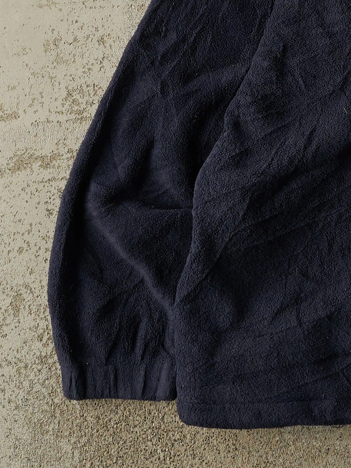 Vintage 90s Navy Blue Reebok Quarter Zip Fleece (XL/XXL) sold by Rebalance Vintage product image thumbnail 3