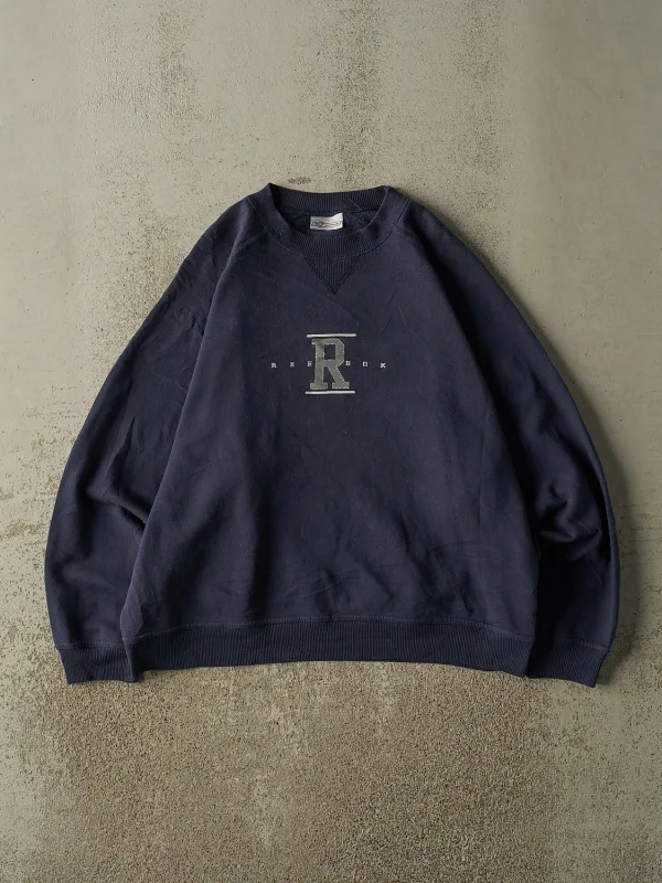 Vintage 90s Navy Blue Reebok Crewneck (M) made by Rebalance Vintage