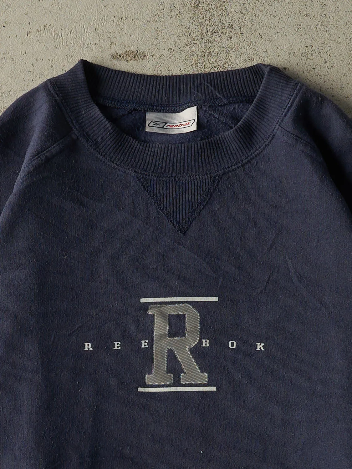 Vintage 90s Navy Blue Reebok Crewneck (M) sold by Rebalance Vintage product image thumbnail 2