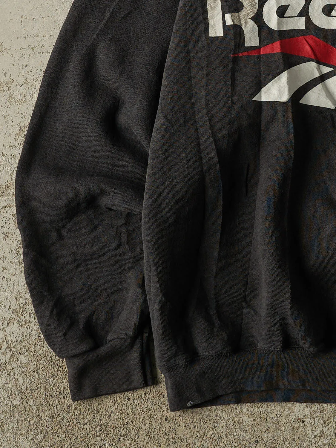 Vintage 90s Faded Black Reebok Crewneck (S/M) sold by Rebalance Vintage product image thumbnail 3