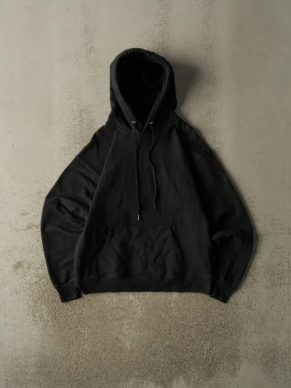 Vintage 90s Black Blank Hoodie (XS/S) sold by Rebalance Vintage