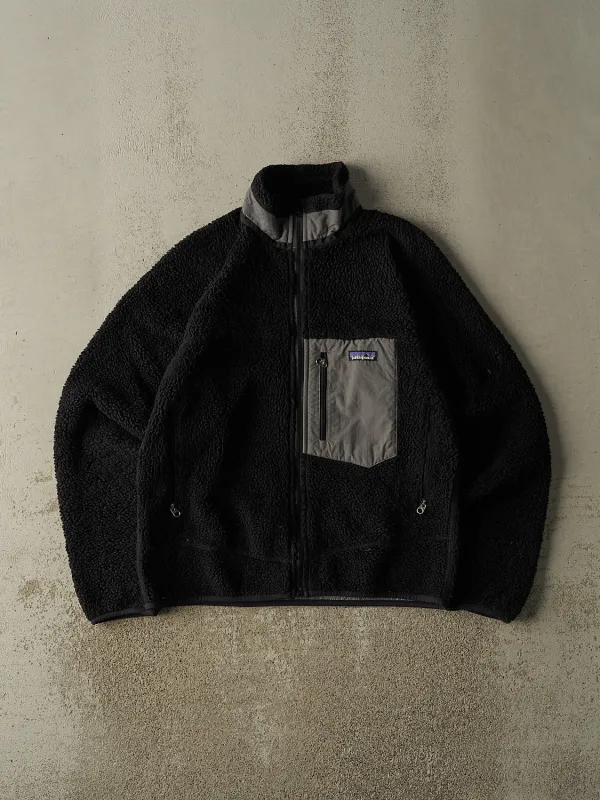 Vintage 90s Black Patagonia Sherpa Synchilla Fleece (M/L) sold by Rebalance Vintage