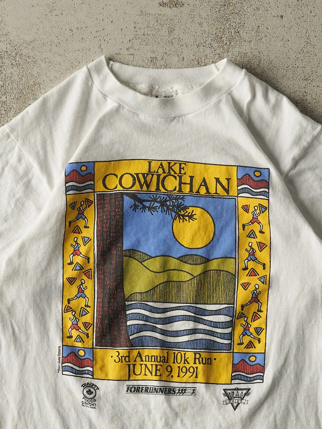 Vintage 91' White Lake Cowichan 10K Run Tee (XS/S) sold by Rebalance Vintage product image thumbnail 2