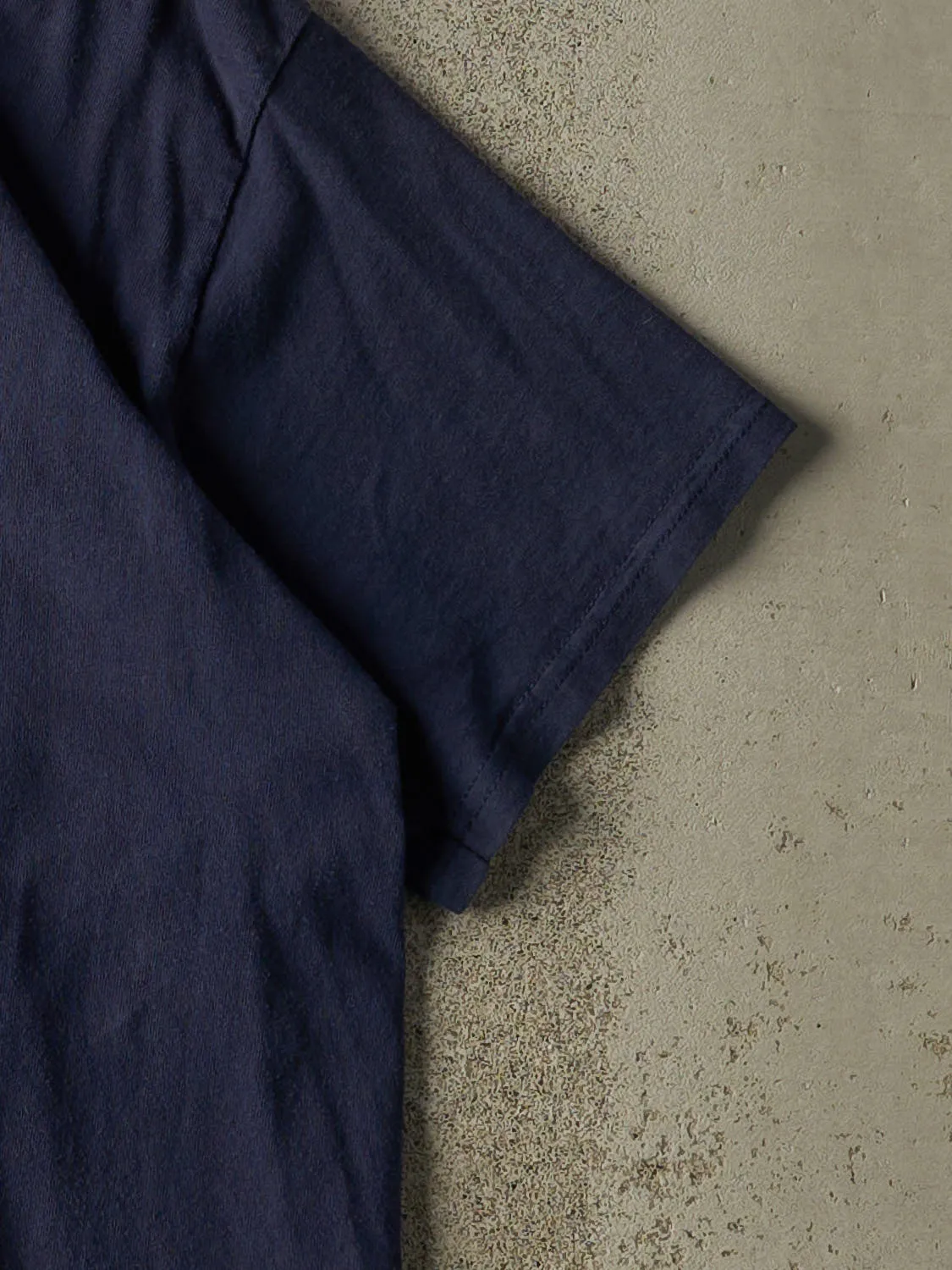 Vintage Y2K Navy Blue New York City Embroidered Tee (M/L) sold by Rebalance Vintage product image thumbnail 3