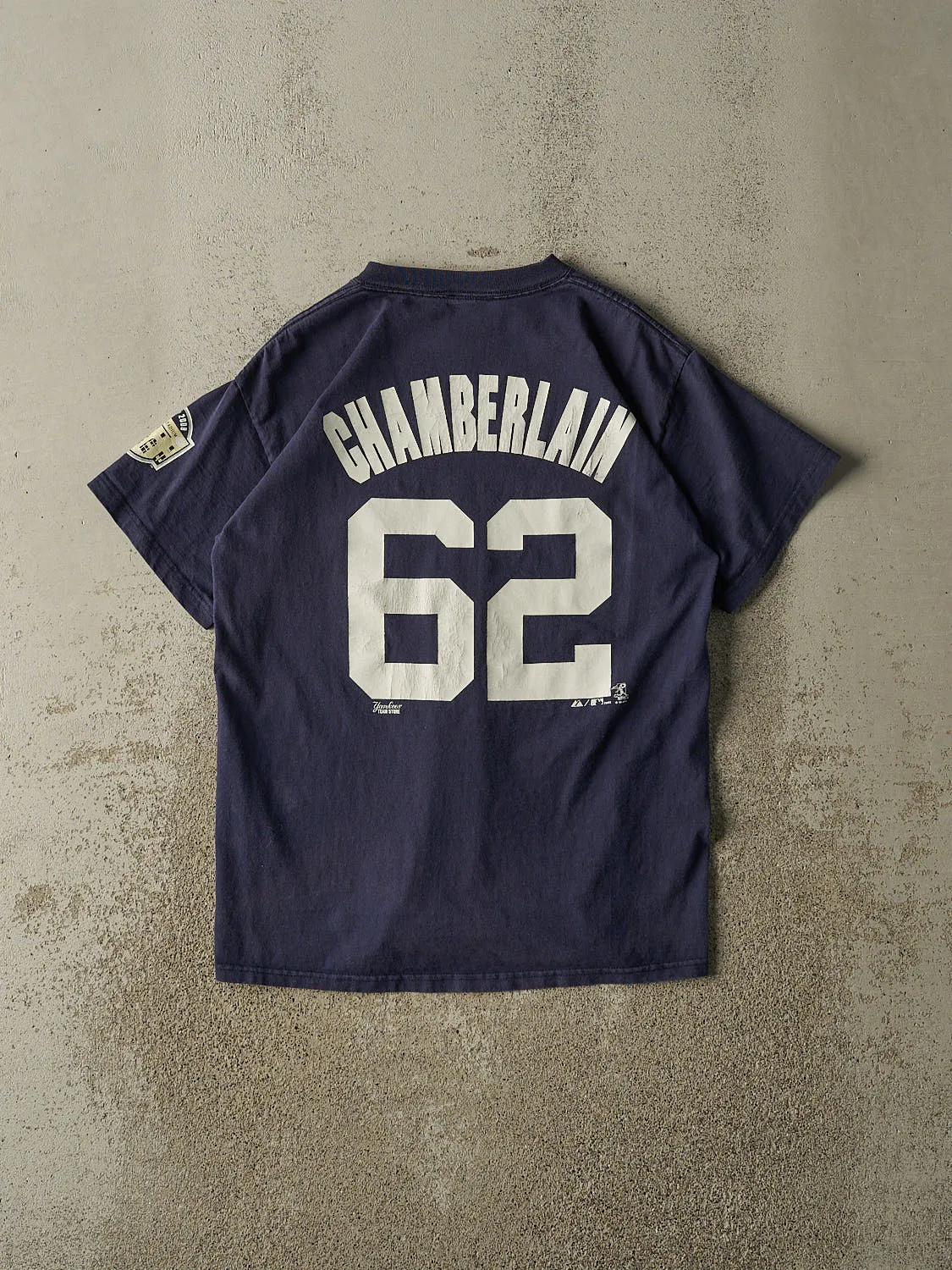 Vintage 08' Navy Blue New York Yankees #62 Joba Chamberlain Tee (S/M) sold by Rebalance Vintage product image thumbnail 3