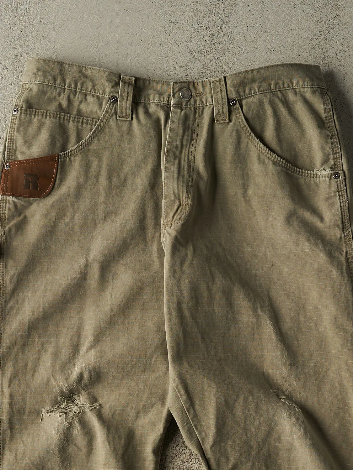 Vintage 90s Beige Wrangler Riggs Carpenter Work Pants (34x28.5) sold by Rebalance Vintage product image thumbnail 3