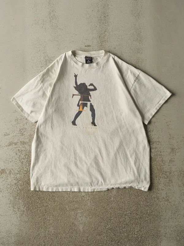 Vintage 90s White Tina Turner Tee (L/XL) sold by Rebalance Vintage